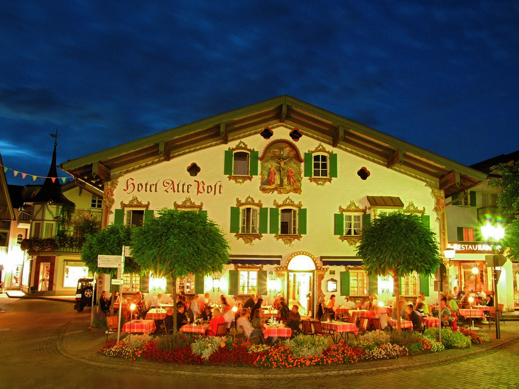 Hotel Alte Post Oberammergau Exterior foto