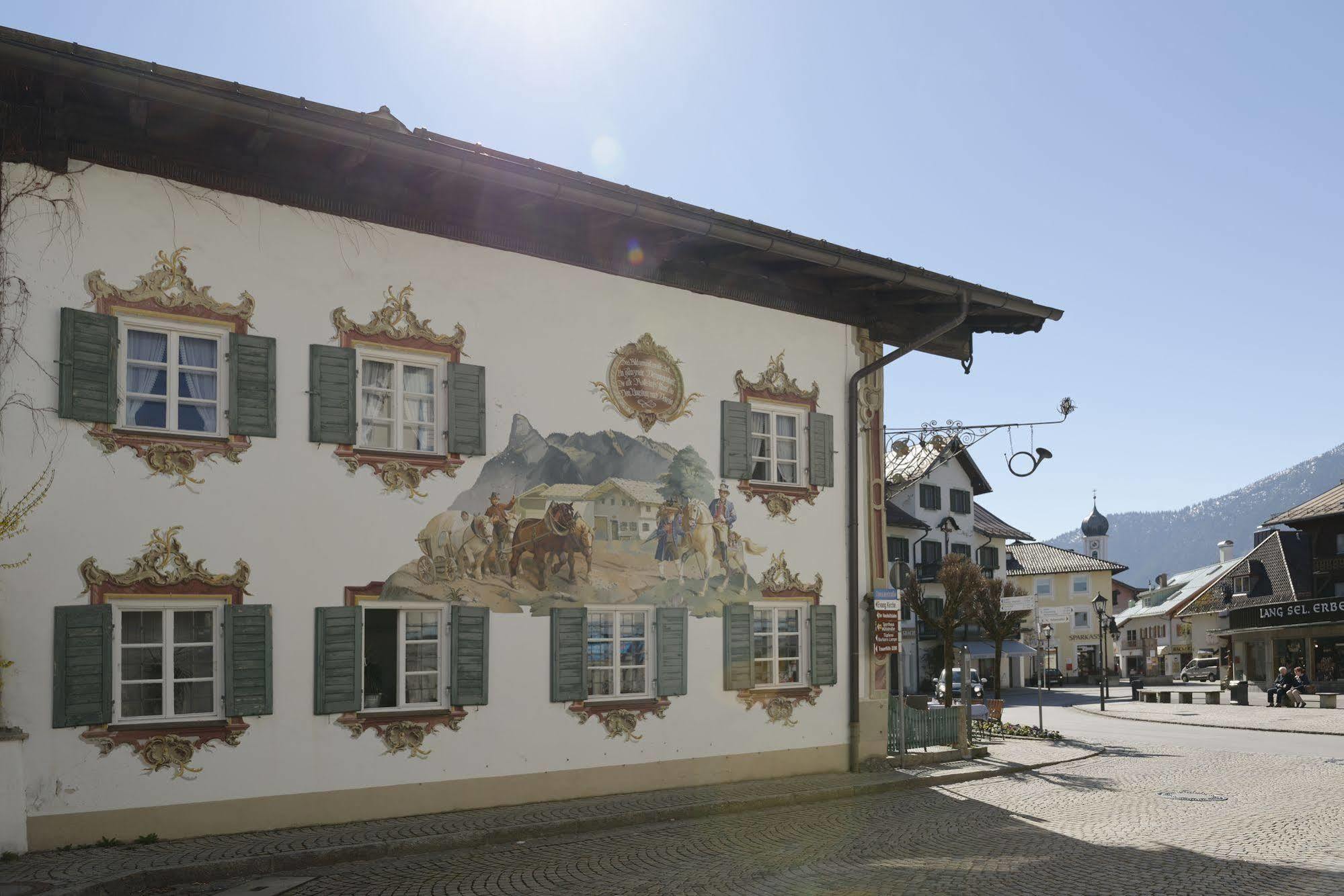 Hotel Alte Post Oberammergau Exterior foto