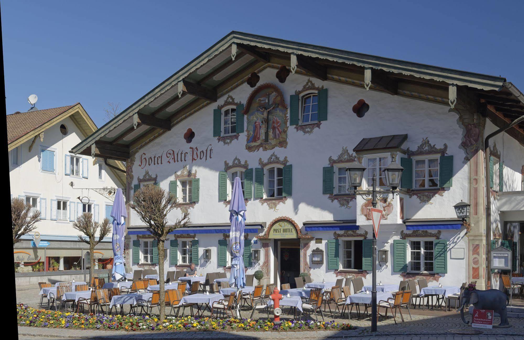 Hotel Alte Post Oberammergau Exterior foto